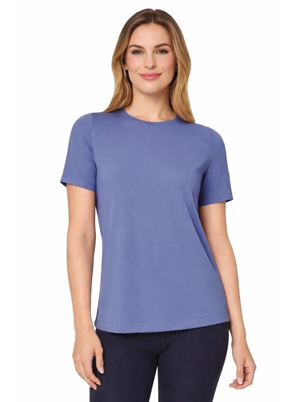 NWT Mondetta Women's S Blue Active Short Sleeve Tee  Stretch  B1646